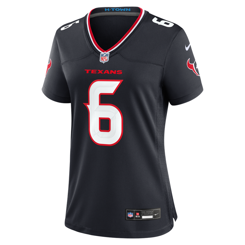 Reed Blankenship Houston Texans Nike Women's Team Game Jersey - Navy Official NFL Team Apparel Football Fan Gear