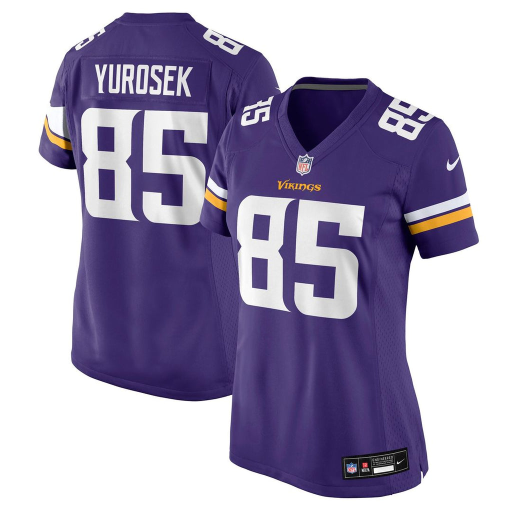 Ben Yurosek Minnesota Vikings Nike Women's Team Game Jersey - Purple Official NFL Team Apparel Football Fan Gear