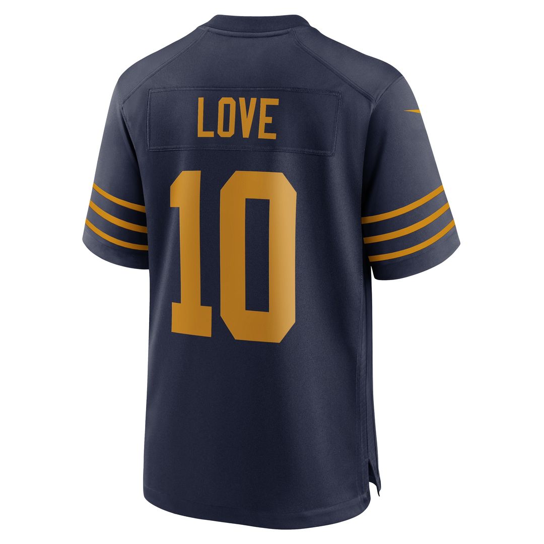 Jordan Love Green Bay Packers Nike The 1923 Classic Game Jersey - Navy Official NFL Team Apparel Football Fan Gear