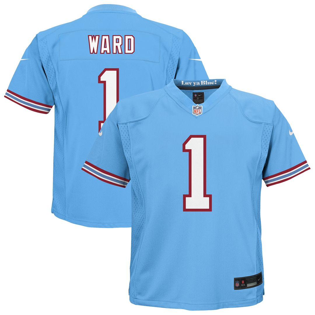 Cameron Ward Tennessee Titans Nike Toddler Alternate 2 Game Jersey - Light Blue Official NFL Team Apparel Football Fan Gear
