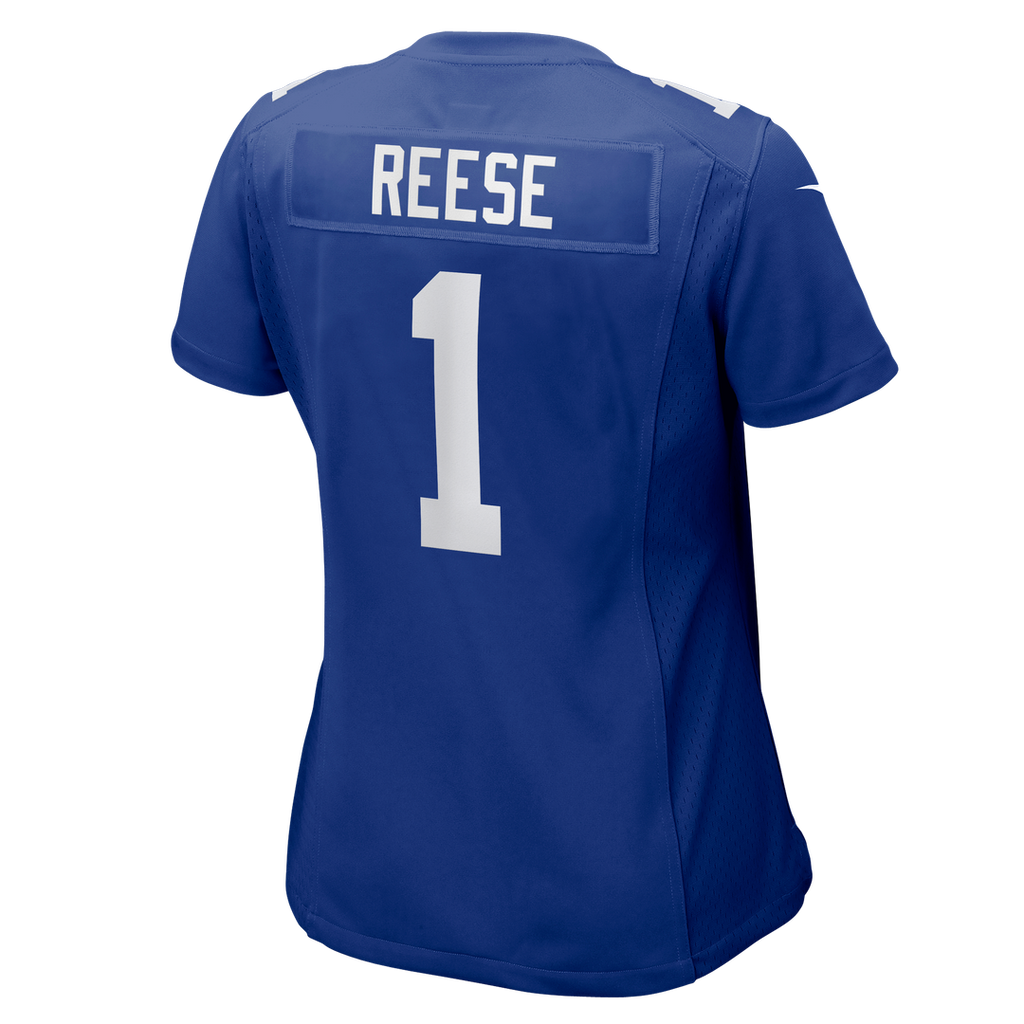 Arvell Reese New York Giants Nike Women's Game Jersey - Royal Official NFL Team Apparel Football Fan Gear