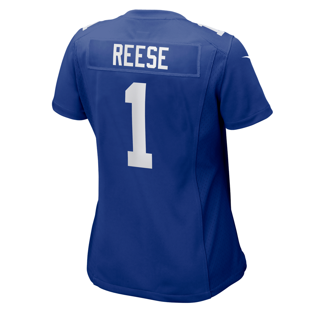 Arvell Reese New York Giants Nike Women's Game Jersey - Royal Official NFL Team Apparel Football Fan Gear