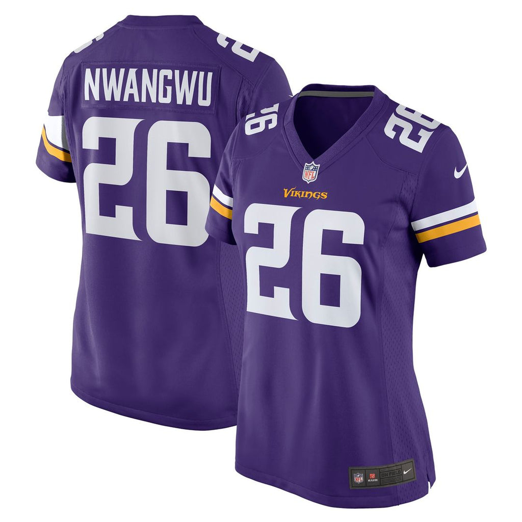 Kene Nwangwu Minnesota Vikings Nike Women's Game Jersey - Purple Official NFL Team Apparel Football Fan Gear