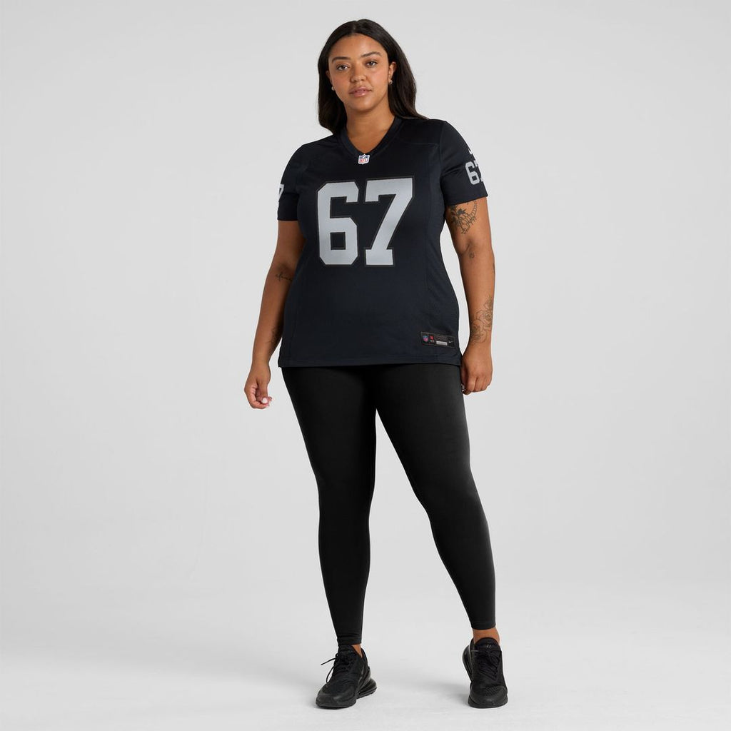 Will Putnam Las Vegas Raiders Nike Women's Team Game Jersey - Black Official NFL Team Apparel Football Fan Gear