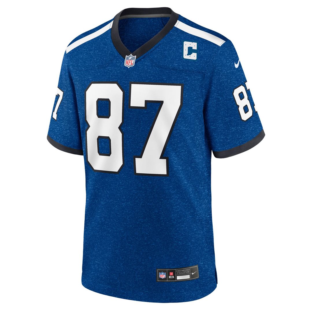 Reggie Wayne Indianapolis Colts Nike Retired Player Alternate Game Jersey - Blue Official NFL Team Apparel Football Fan Gear
