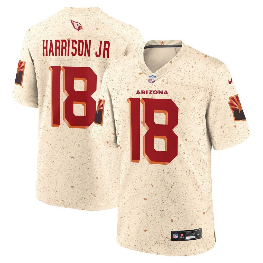 Marvin Harrison Jr. Arizona Cardinals Nike 2025 Rivalries Collection Game Jersey - Natural Official NFL Team Apparel Football Fan Gear