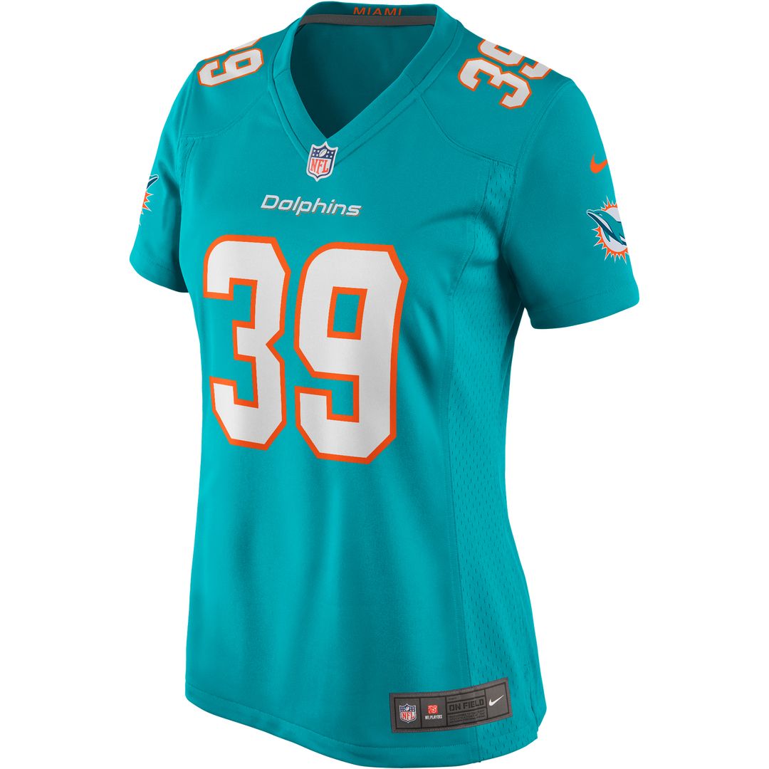 Larry Csonka Miami Dolphins Nike Women's Game Retired Player Jersey - Aqua Official NFL Team Apparel Football Fan Gear