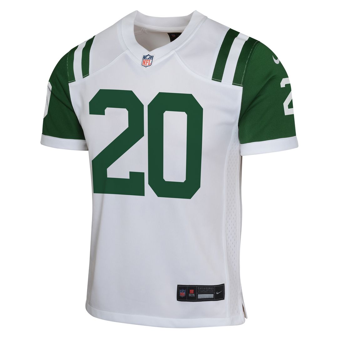 Breece Hall New York Jets Nike Youth Game Jersey - White Official NFL Team Apparel Football Fan Gear