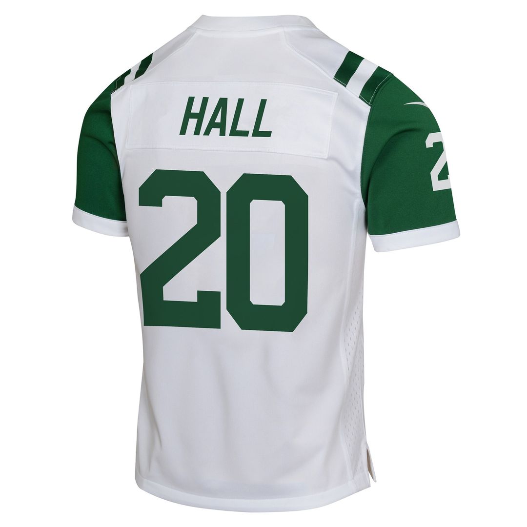 Breece Hall New York Jets Nike Youth Game Jersey - White Official NFL Team Apparel Football Fan Gear