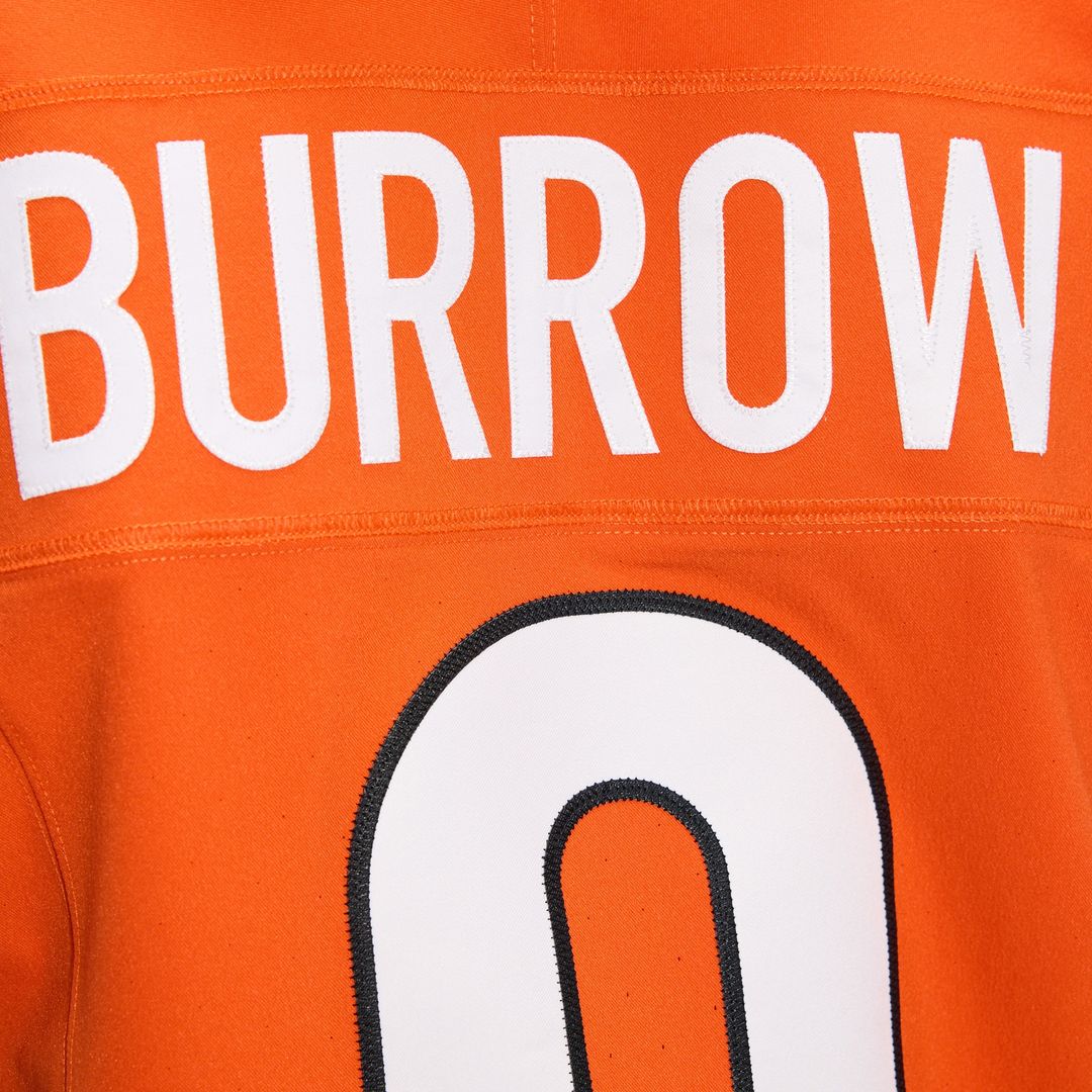 Joe Burrow Cincinnati Bengals Nike Vapor F.U.S.E. Elite Jersey - Orange Official NFL Team Apparel Football Fan Gear