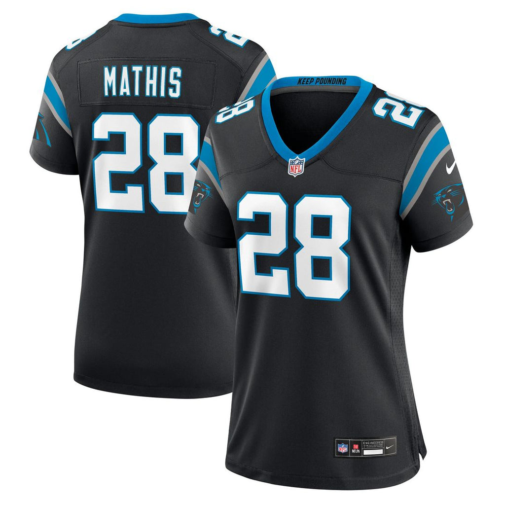 Damarri Mathis Carolina Panthers Nike Women's Team Game Jersey - Black Official NFL Team Apparel Football Fan Gear