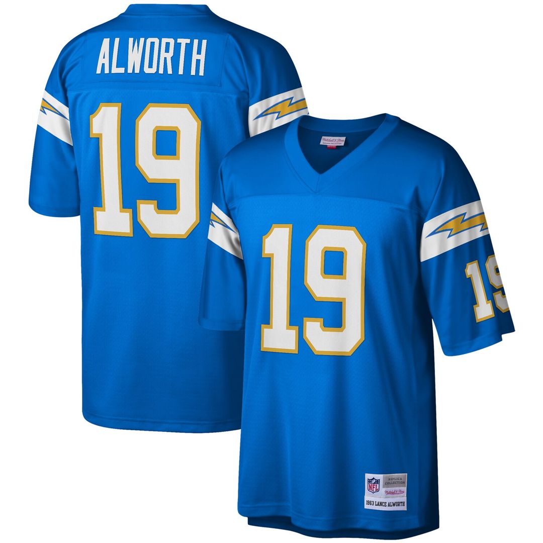 Lance Alworth Los Angeles Chargers Mitchell & Ness Legacy Replica Jersey - Powder Blue Official NFL Team Apparel Football Fan Gear
