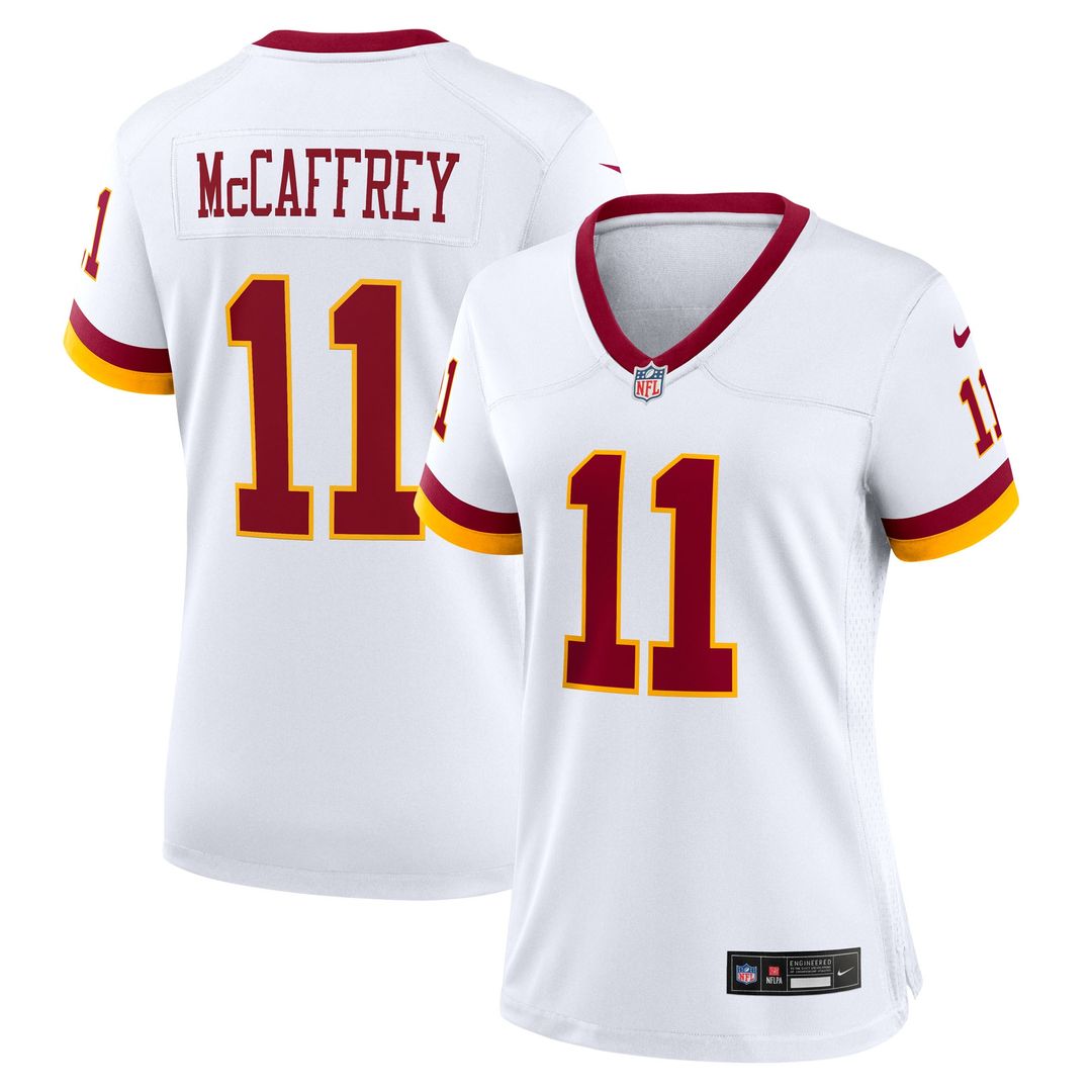 Luke McCaffrey Washington Commanders Nike Women's Game Super Bowl Era Jersey - White Official NFL Team Apparel Football Fan Gear