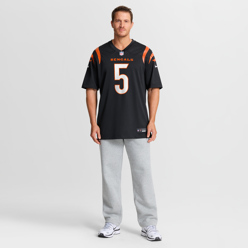 Tee Higgins Cincinnati Bengals Nike Game Player Jersey - Black Official NFL Team Apparel Football Fan Gear