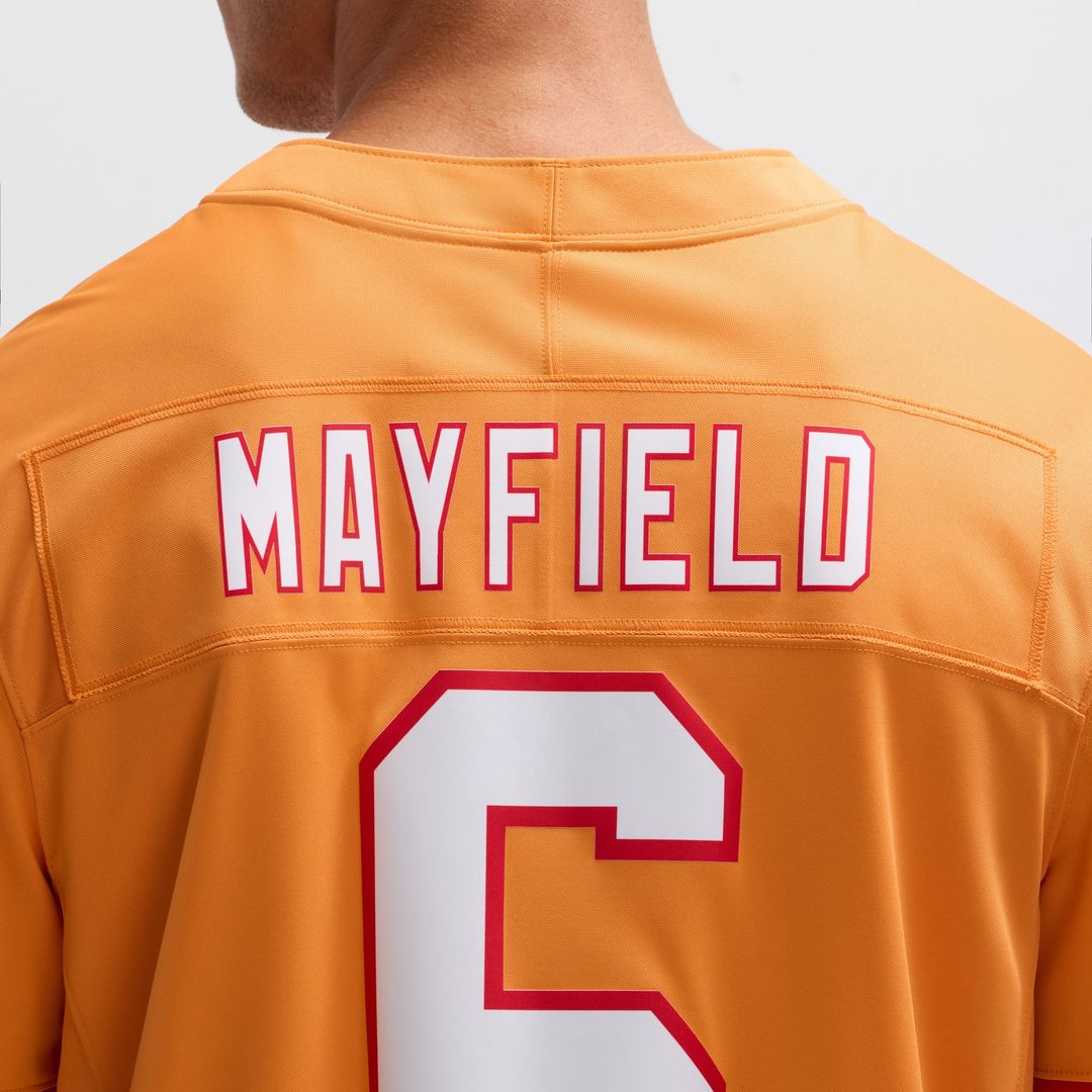 Baker Mayfield '76 Tampa Bay Buccaneers Nike Vapor F.U.S.E. Player Limited Jersey - White Official NFL Team Apparel Football Fan Gear