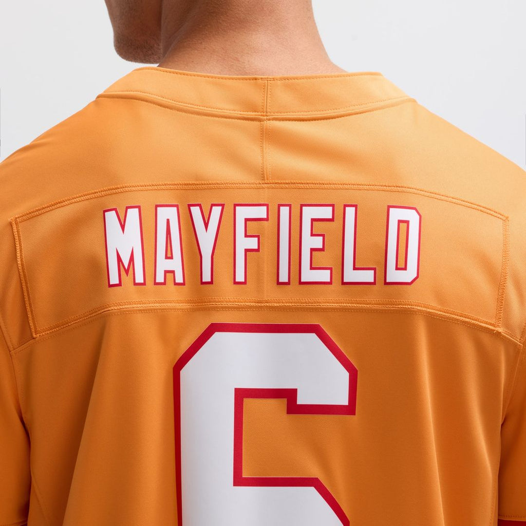 Baker Mayfield Tampa Bay Buccaneers Nike 2nd Alternate Vapor F.U.S.E. Limited Jersey - Orange Official NFL Team Apparel Football Fan Gear