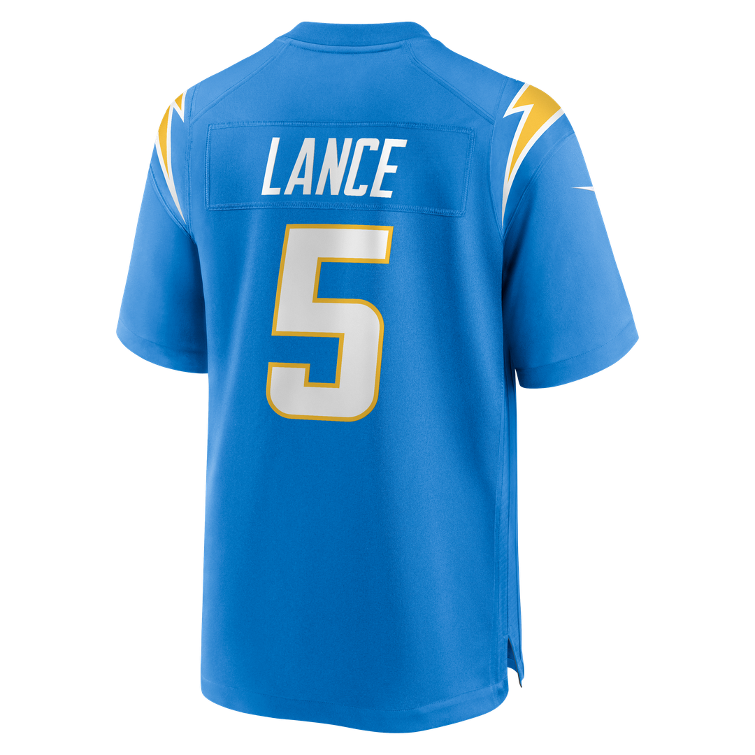 Trey Lance Los Angeles Chargers Nike Team Game Jersey - Powder Blue Official NFL Team Apparel Football Fan Gear