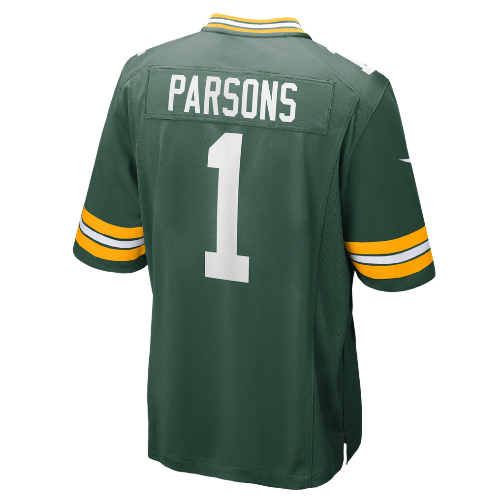Micah Parsons Green Bay Packers Nike Game Player Jersey - Green Official NFL Team Apparel Football Fan Gear