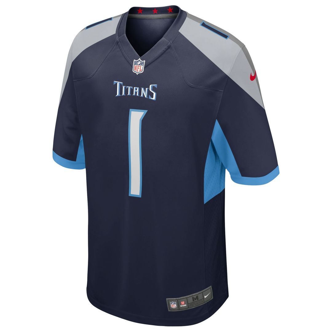 Cameron Ward Tennessee Titans Nike Alternate Game Jersey - Navy Official NFL Team Apparel Football Fan Gear
