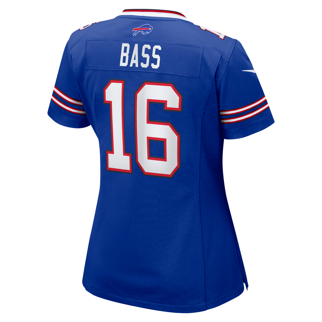 Tyler Bass Buffalo Bills Nike Women's Team Game Jersey - Royal Official NFL Team Apparel Football Fan Gear