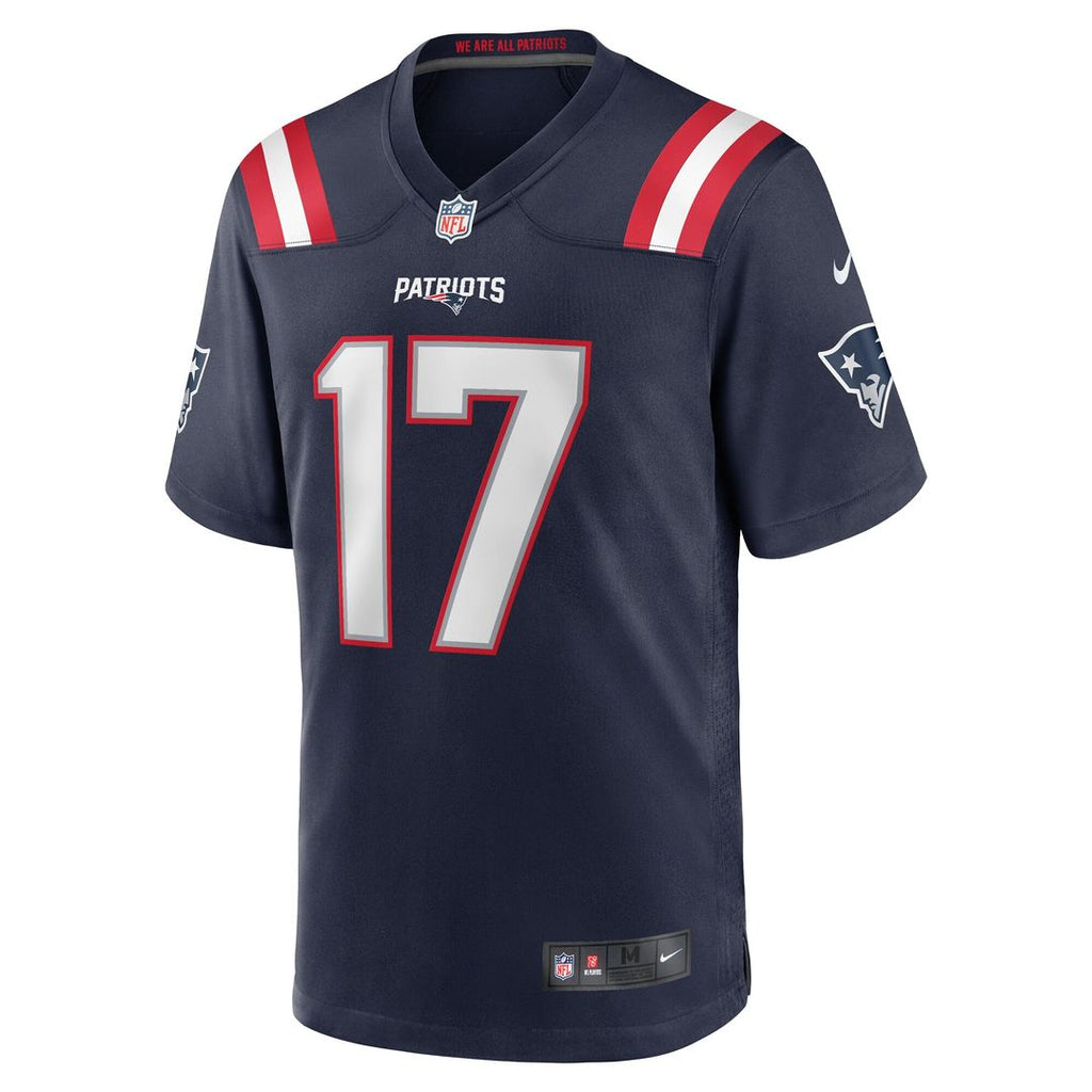 Bryce Baringer New England Patriots Nike Team Game Jersey - Navy Official NFL Team Apparel Football Fan Gear