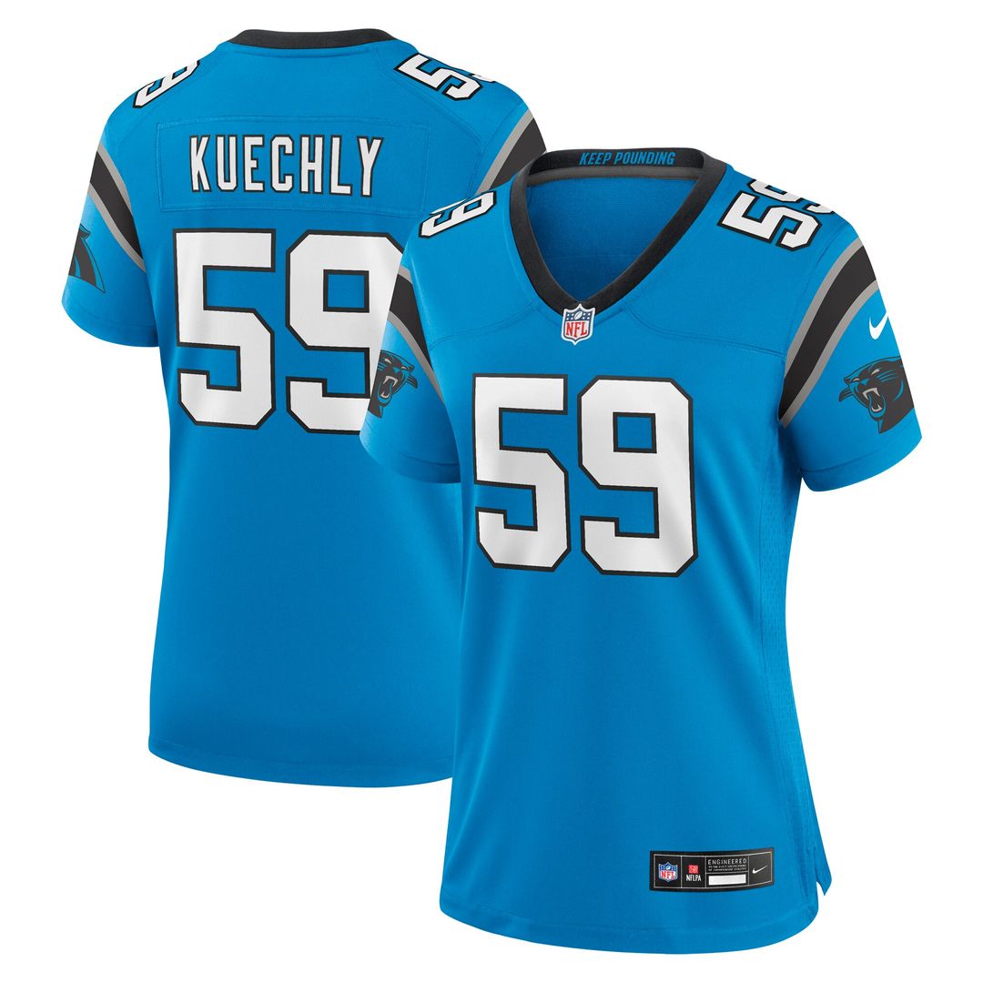 Luke Kuechly Carolina Panthers Nike Women's Retired Player Game Jersey - Blue Official NFL Team Apparel Football Fan Gear