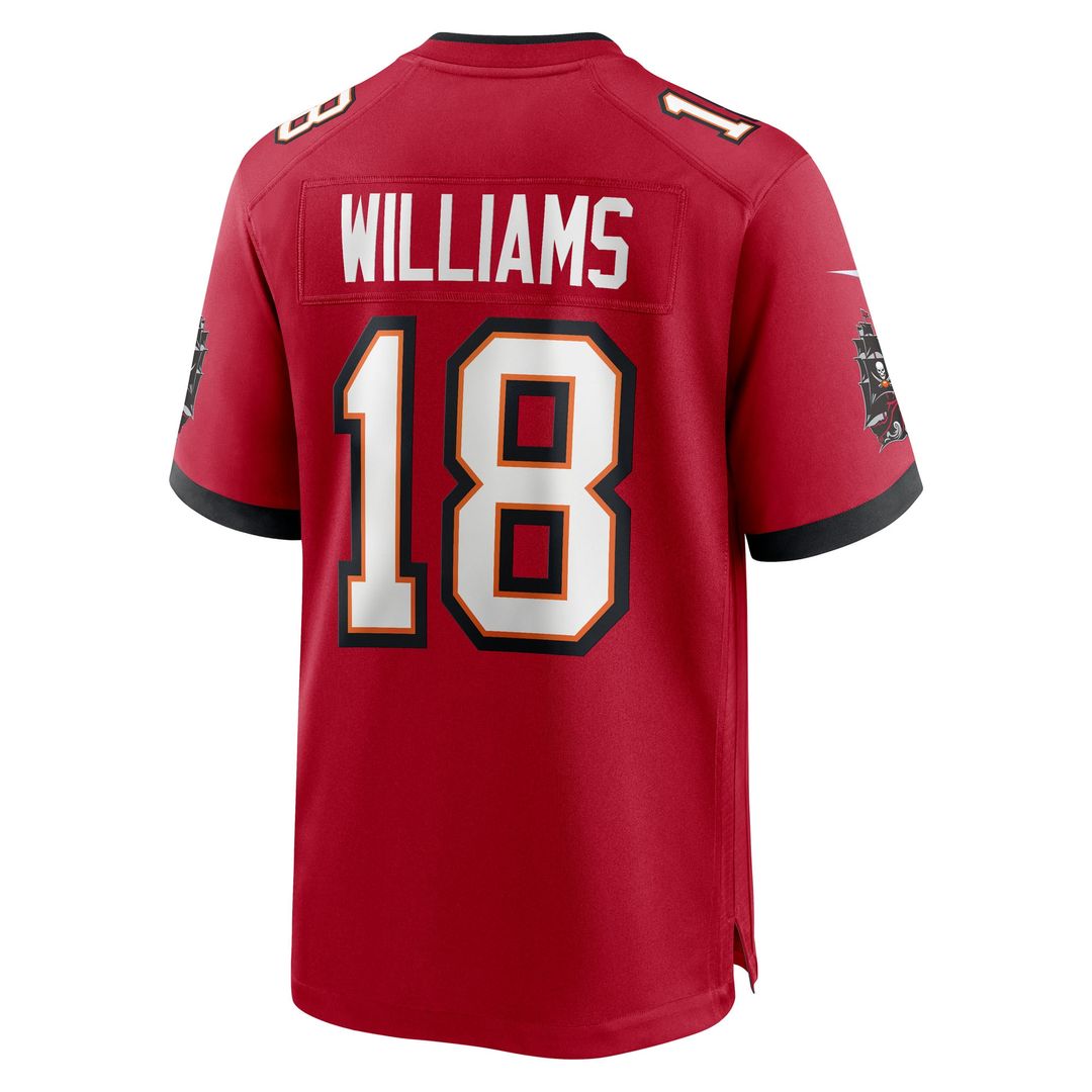 Josh Williams Tampa Bay Buccaneers Nike Team Game Jersey - Red Official NFL Team Apparel Football Fan Gear