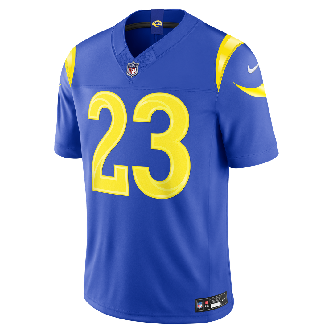 Kyren Williams Los Angeles Rams Nike Vapor F.U.S.E. Stitched Limited Jersey - White Official NFL Team Apparel Football Fan Gear