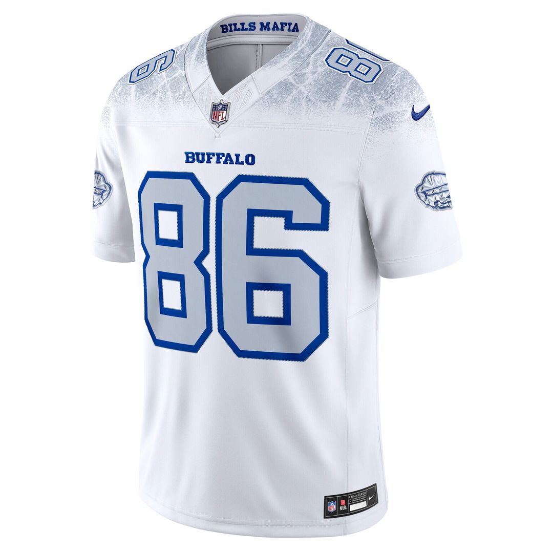 Dalton Kincaid Buffalo Bills Nike 2025 Rivalries Collection Stitched Limited Jersey - White Official NFL Team Apparel Football Fan Gear