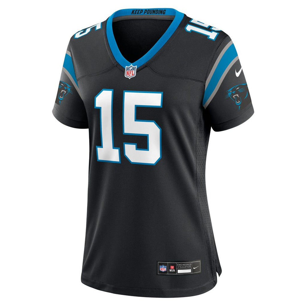Jimmy Horn Jr Carolina Panthers Nike Women's Team Game Jersey - Black Official NFL Team Apparel Football Fan Gear