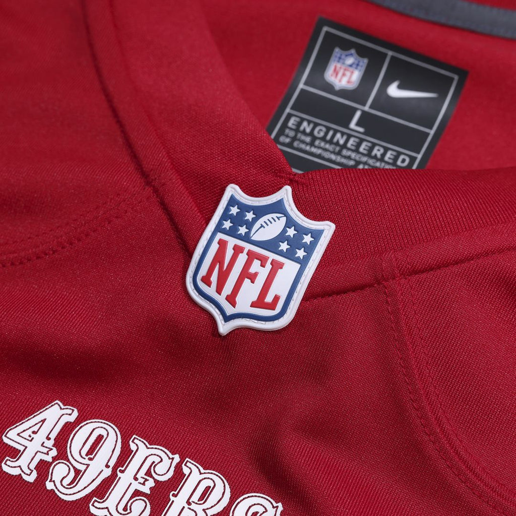 Jon Weeks San Francisco 49ers Nike Team Game Jersey - Scarlet Official NFL Team Apparel Football Fan Gear