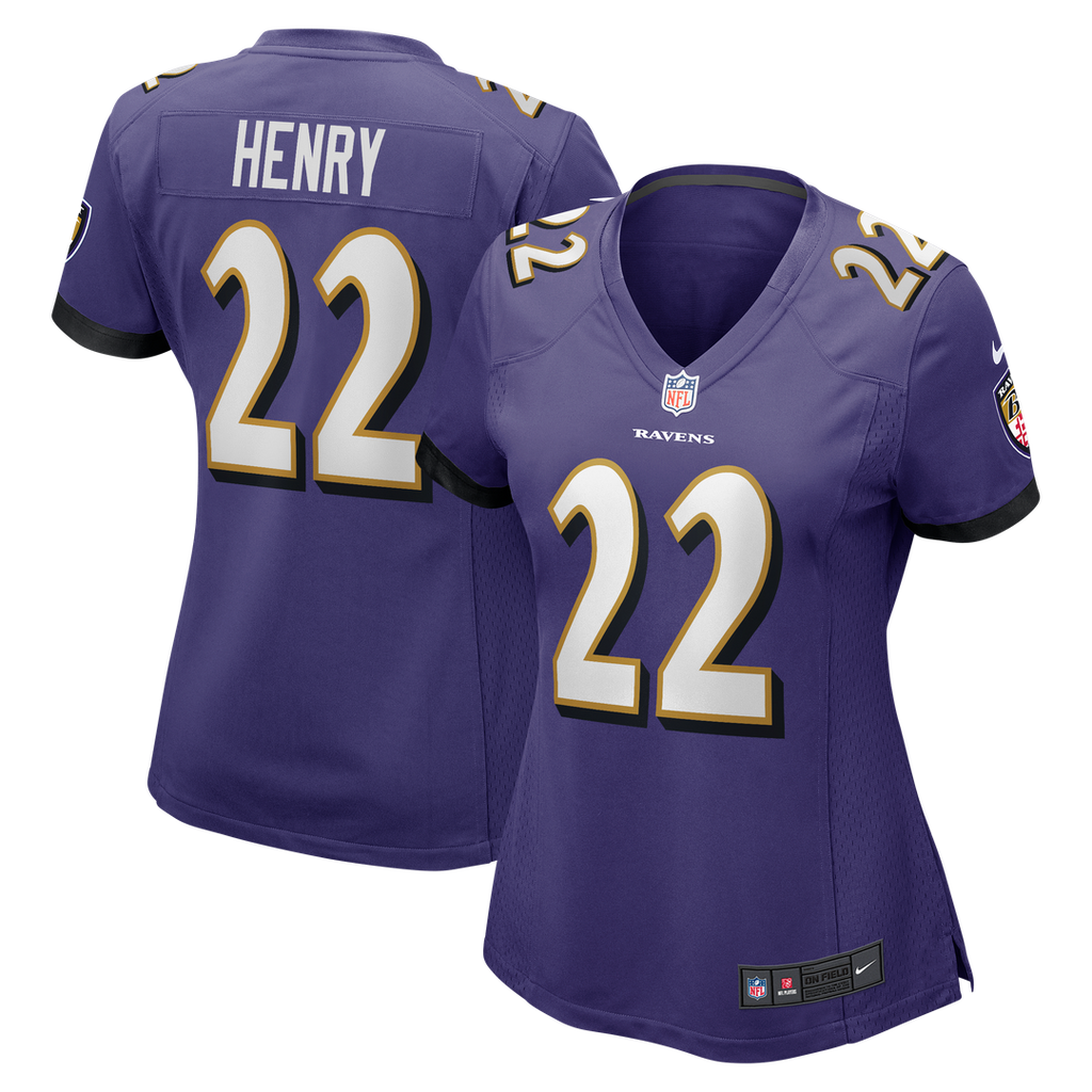 Derrick Henry Baltimore Ravens Nike Women's Game Player Jersey - Purple Official NFL Team Apparel Football Fan Gear