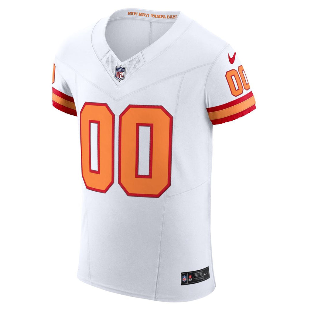 Tampa Bay Buccaneers Nike Vapor F.U.S.E. Custom Elite Jersey - White Official NFL Team Apparel Football Fan Gear