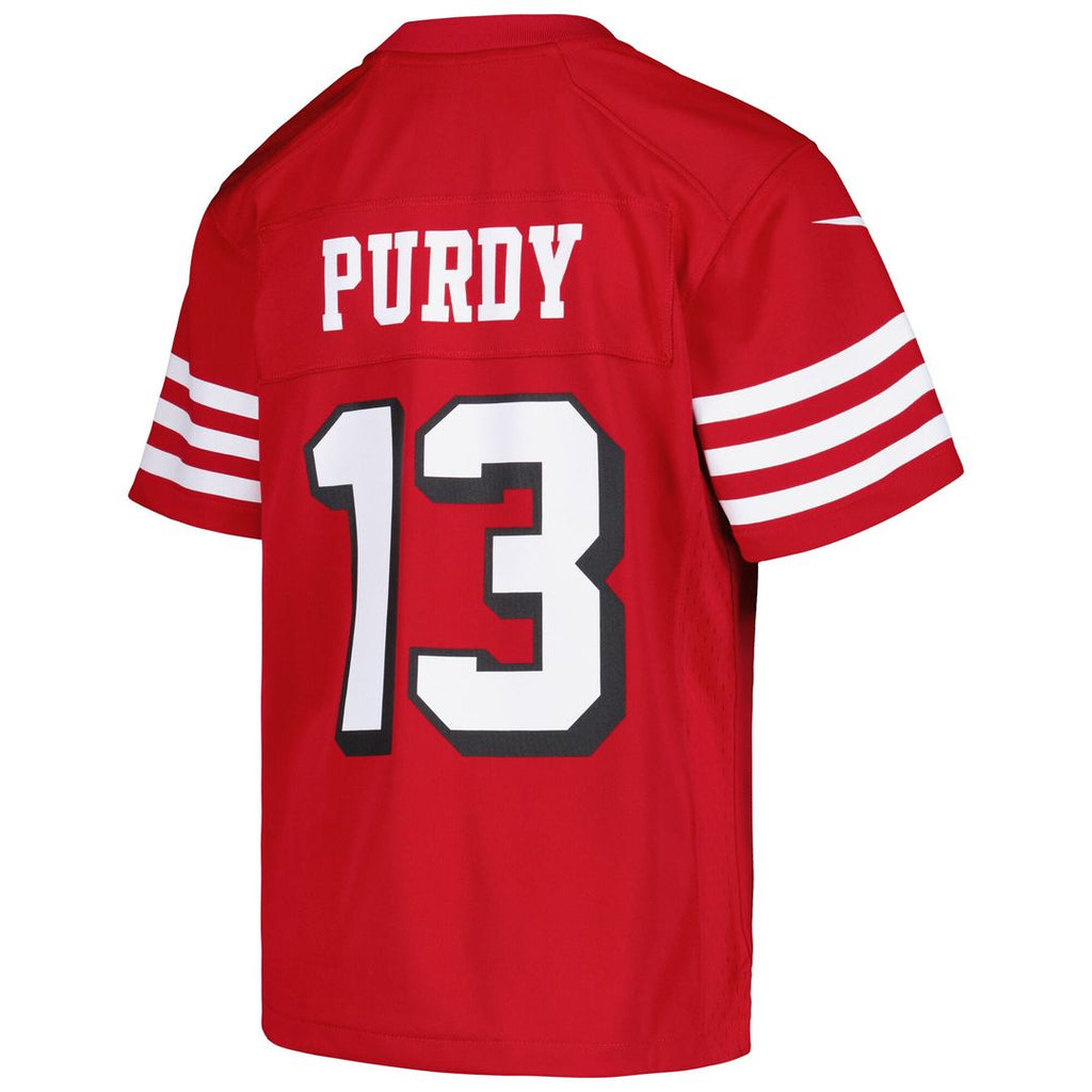 Brock Purdy San Francisco 49ers Nike Youth Game Jersey - Scarlet Official NFL Team Apparel Football Fan Gear