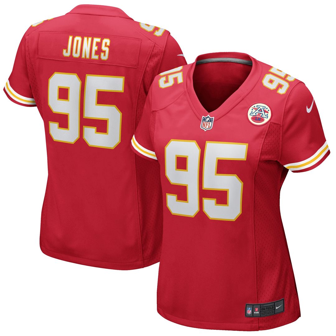 Chris Jones Kansas City Chiefs Nike Women's Game Jersey - Red Official NFL Team Apparel Football Fan Gear