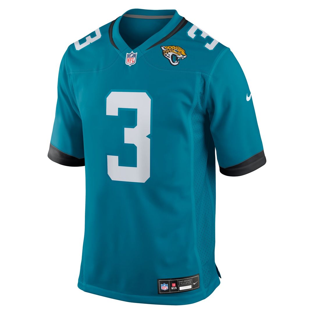 Jakobi Meyers Jacksonville Jaguars Nike Alternate Game Jersey - Black Official NFL Team Apparel Football Fan Gear