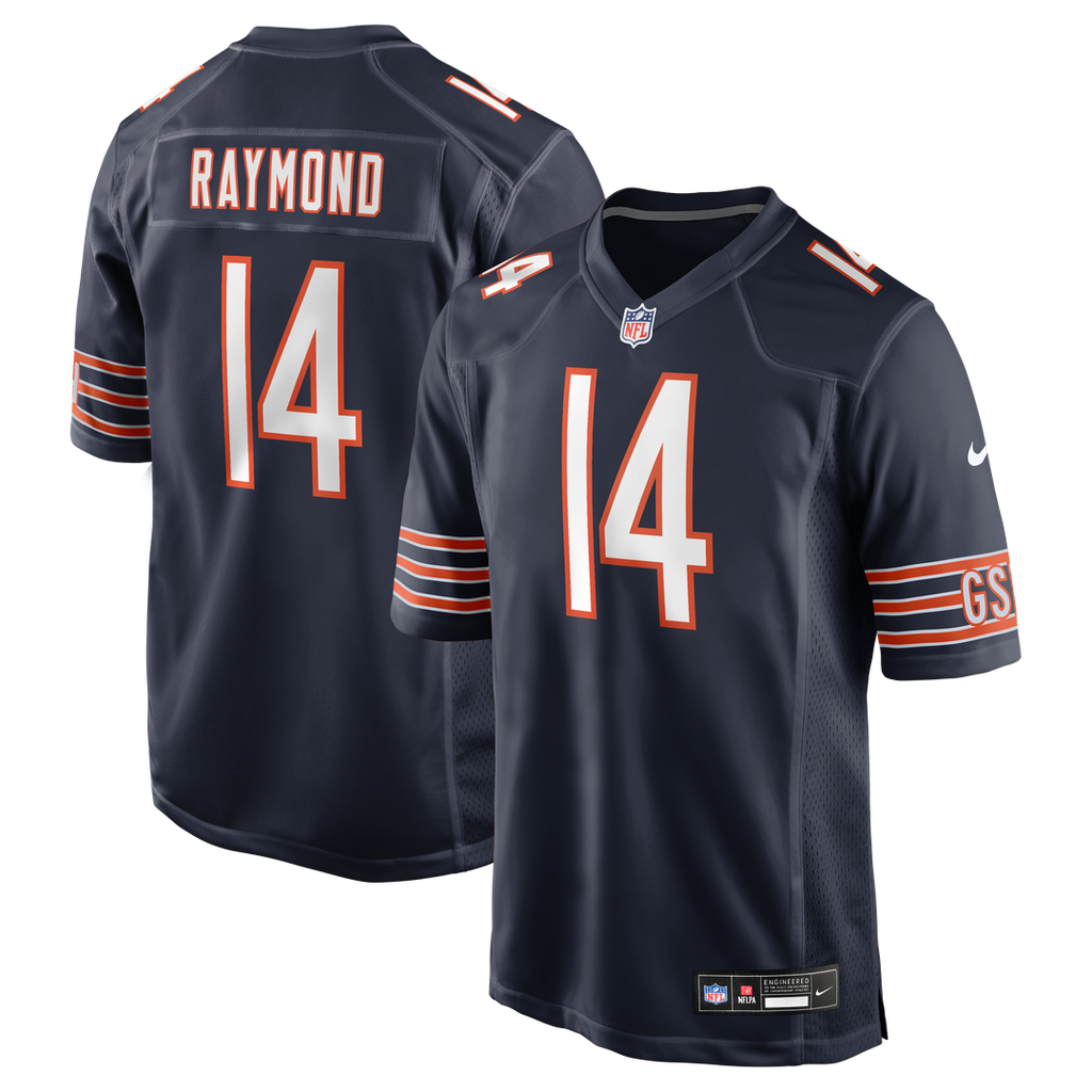 Kalif Raymond Chicago Bears Nike Team Game Jersey - Navy Official NFL Team Apparel Football Fan Gear