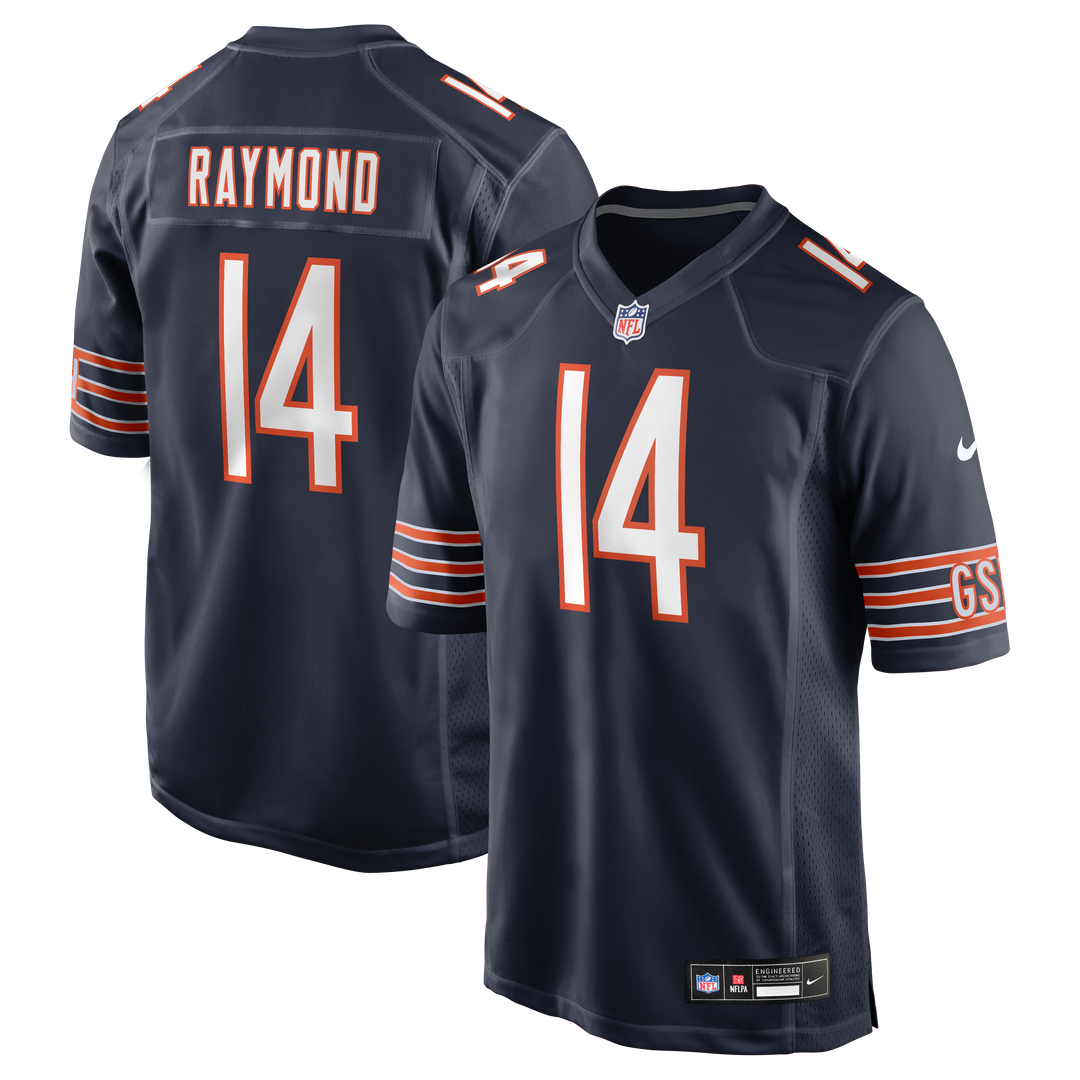 Kalif Raymond Chicago Bears Nike Team Game Jersey - Navy Official NFL Team Apparel Football Fan Gear