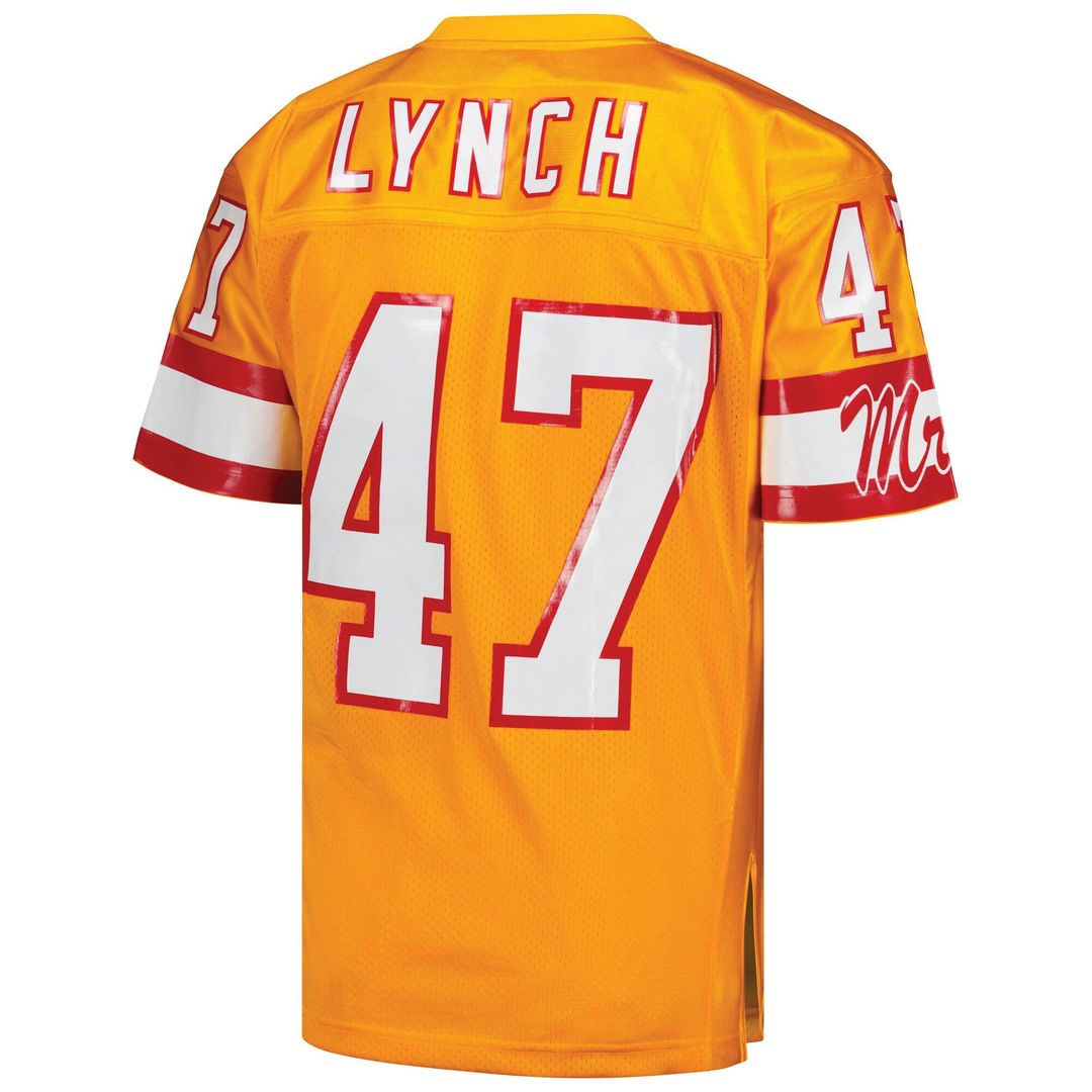 John Lynch Tampa Bay Buccaneers 1993 Mitchell & Ness Authentic Throwback Retired Player Jersey - Orange Official NFL Team Apparel Football Fan Gear