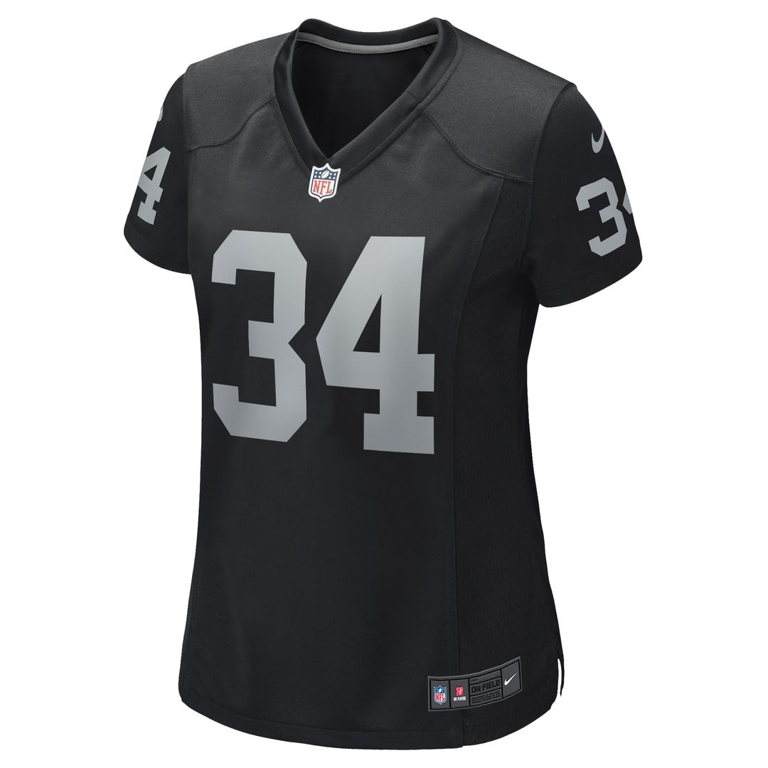 Bo Jackson Las Vegas Raiders Nike Women's Game Retired Player Jersey - Black Official NFL Team Apparel Football Fan Gear