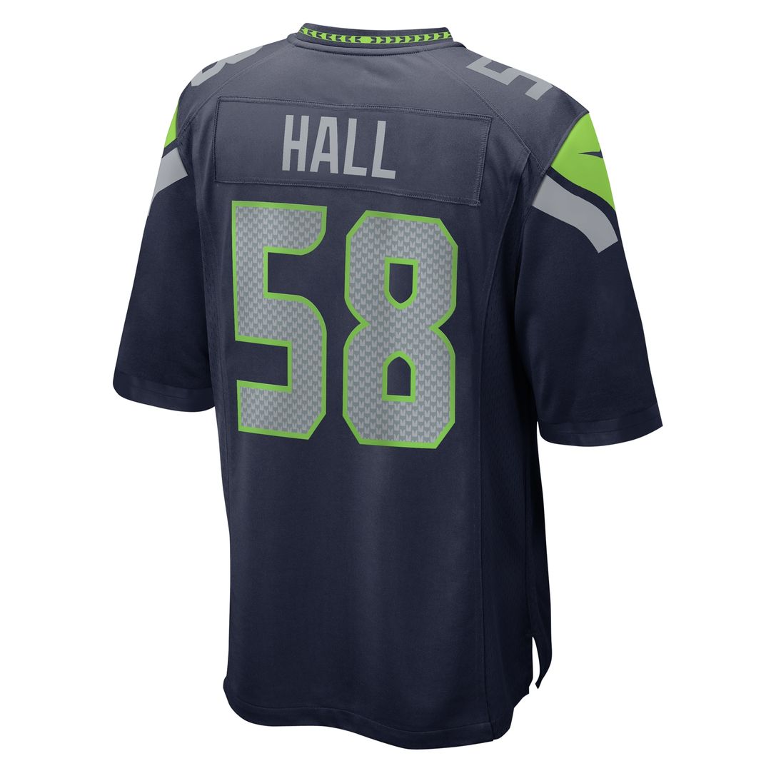 Derick Hall Seattle Seahawks Nike Game Jersey - College Navy Official NFL Team Apparel Football Fan Gear