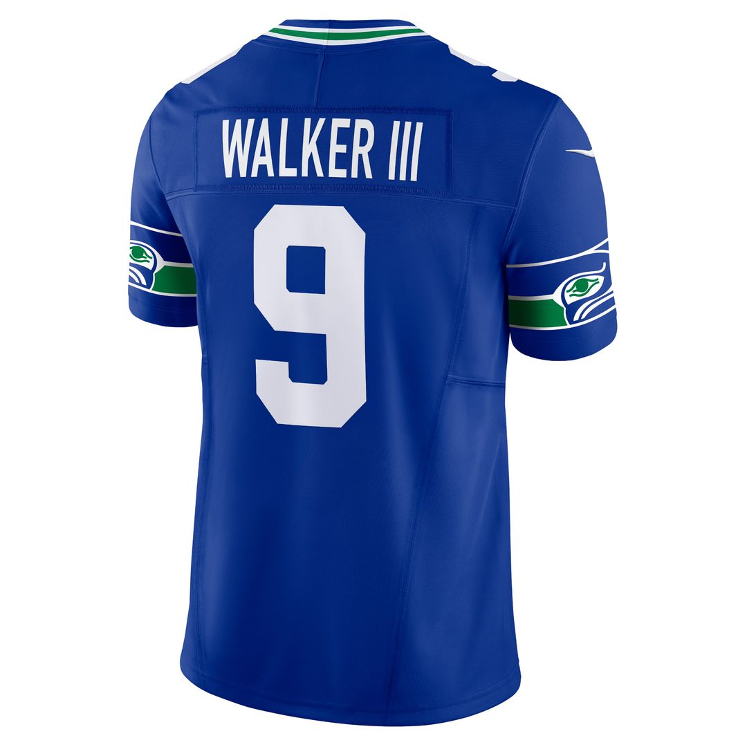 Kenneth Walker III Seattle Seahawks Nike Vapor F.U.S.E. Limited Jersey - Royal Official NFL Team Apparel Football Fan Gear