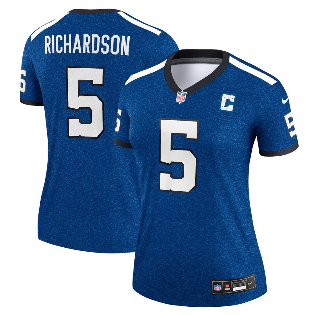 Anthony Richardson Indianapolis Colts Nike Women's Alternate Legend Player Performance Top - Royal NFL Fan Gear Popular Style