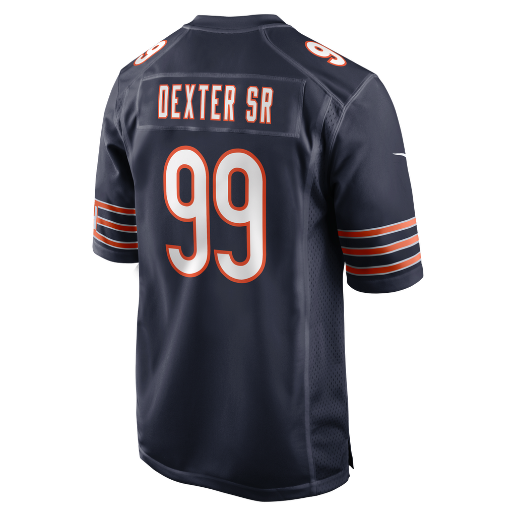 Gervon Dexter Sr. Chicago Bears Nike Game Jersey - Navy Official NFL Team Apparel Football Fan Gear