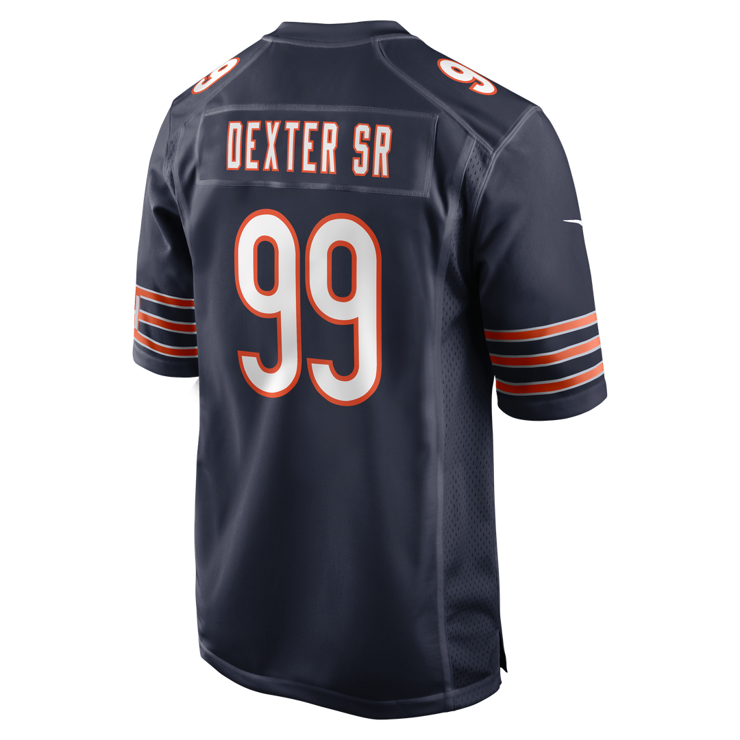 Gervon Dexter Sr. Chicago Bears Nike Game Jersey - Navy Official NFL Team Apparel Football Fan Gear