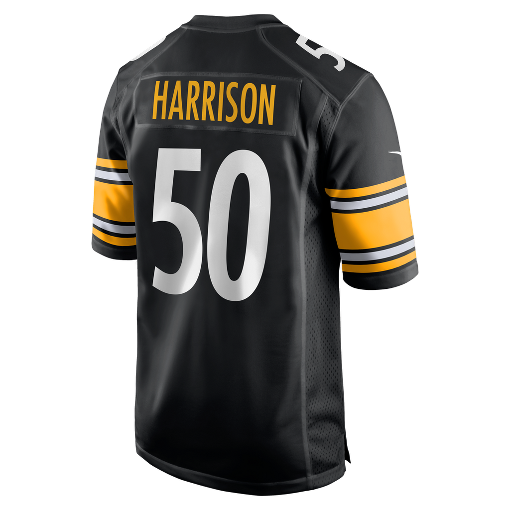 Malik Harrison Pittsburgh Steelers Nike Team Game Jersey - Black Official NFL Team Apparel Football Fan Gear