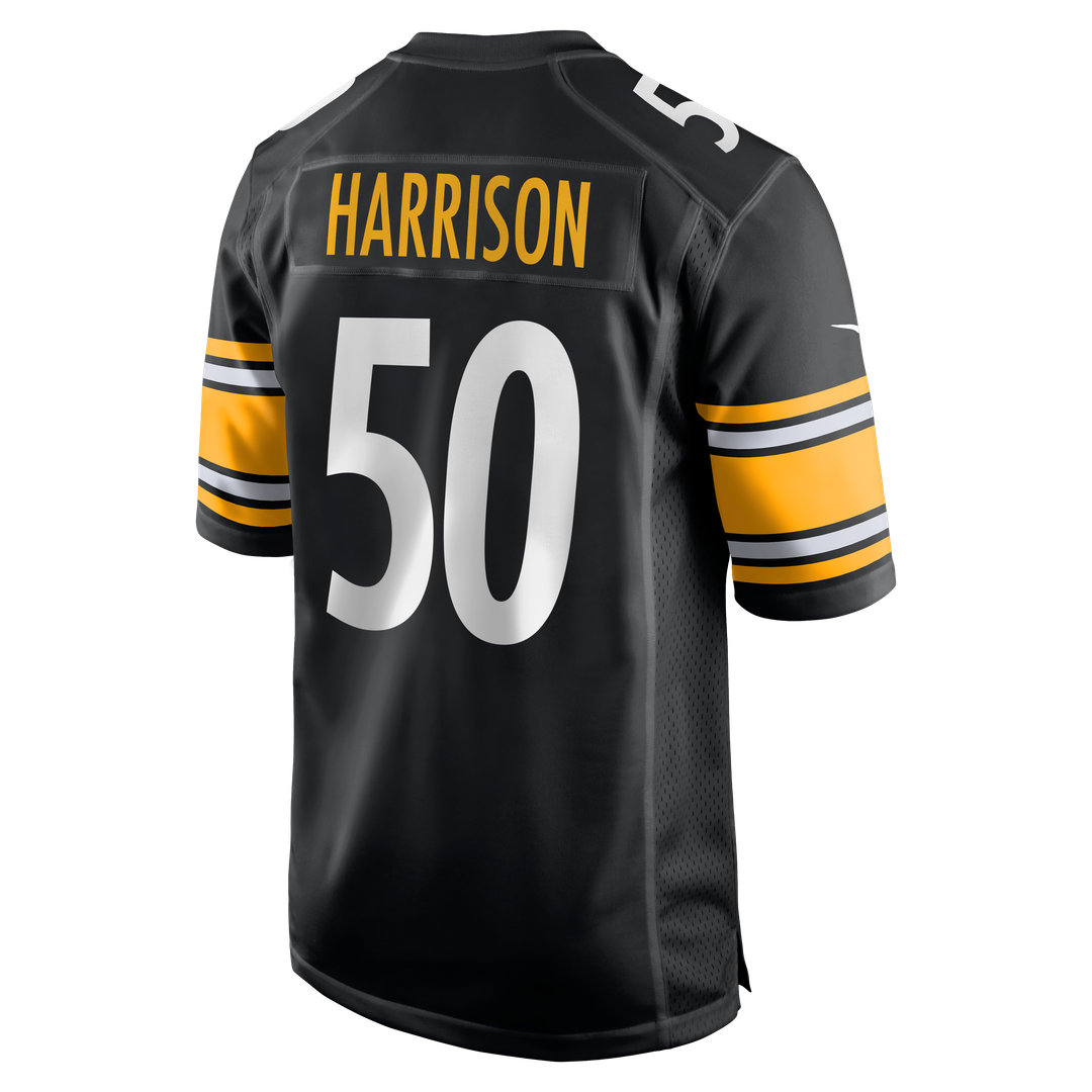 Malik Harrison Pittsburgh Steelers Nike Team Game Jersey - Black Official NFL Team Apparel Football Fan Gear