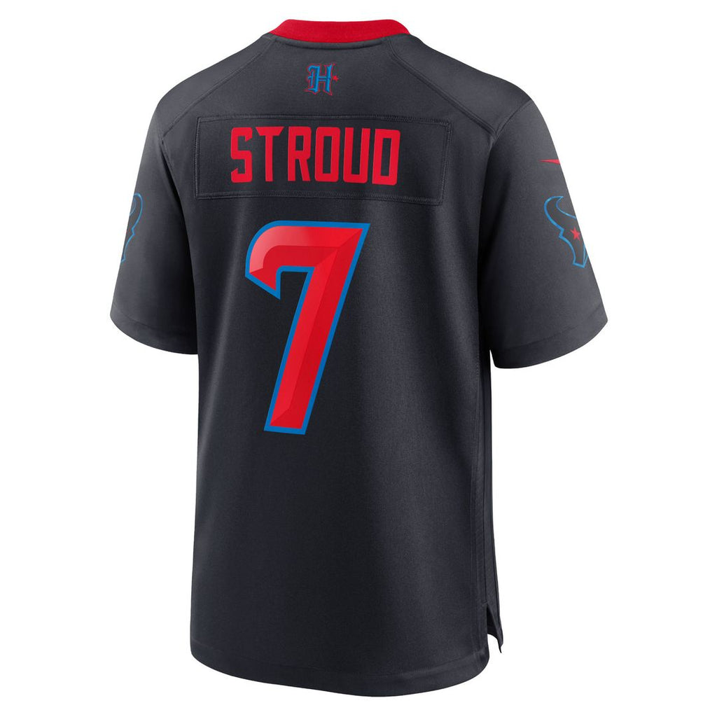 C.J. Stroud Houston Texans Nike 2nd Alternate Game Jersey - Navy Official NFL Team Apparel Football Fan Gear
