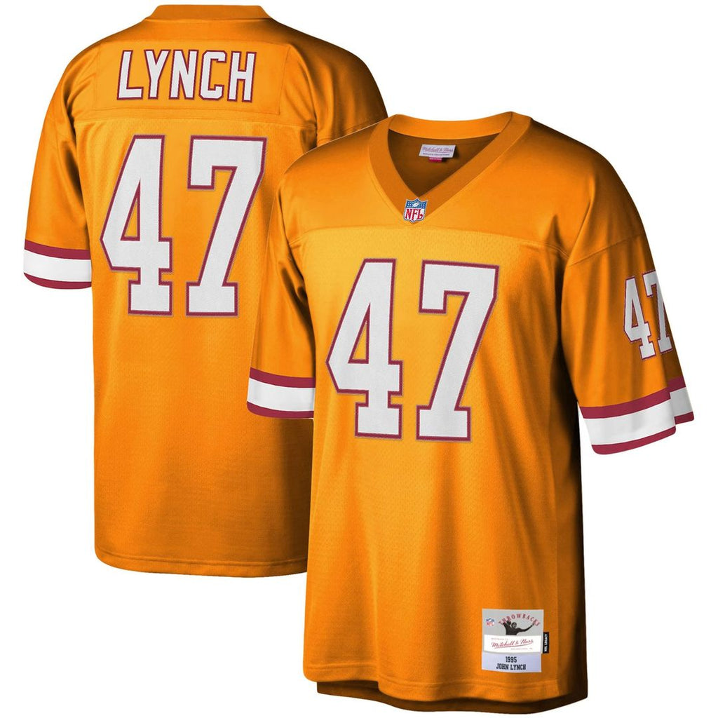 John Lynch Tampa Bay Buccaneers Mitchell & Ness Big & Tall 1995 Legacy Retired Player Jersey - Orange Official NFL Team Apparel Football Fan Gear