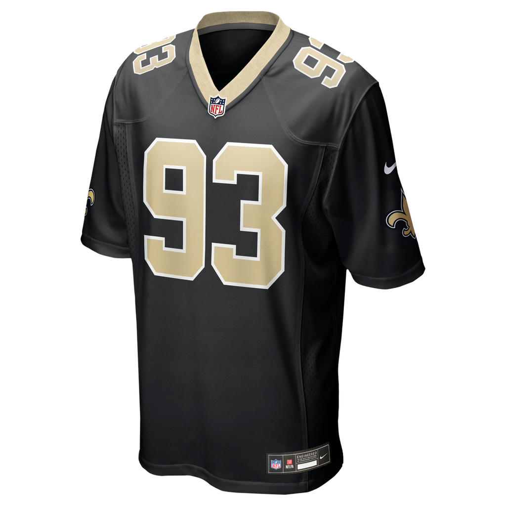 Nathan Shepherd New Orleans Saints Nike Game Jersey - Black Official NFL Team Apparel Football Fan Gear